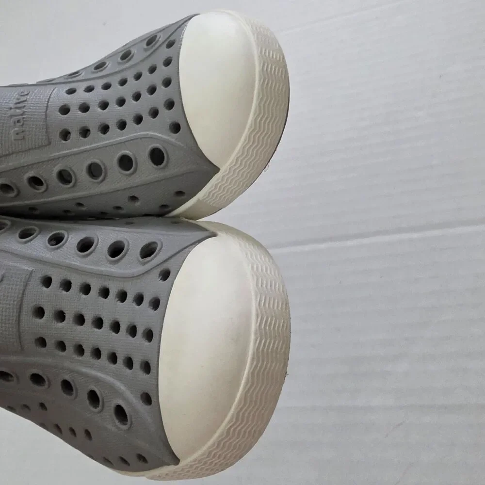 Native Jefferson Slip On Kids Water Shoes Gray  Size C6 Lightweight Comfortable